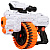 Бластер FunMax А73 электрический с барабаном 30 выстрелов 48 снарядов 1TOY Т24250